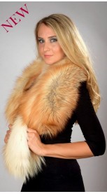 Golden Fire Fox Fur Collar